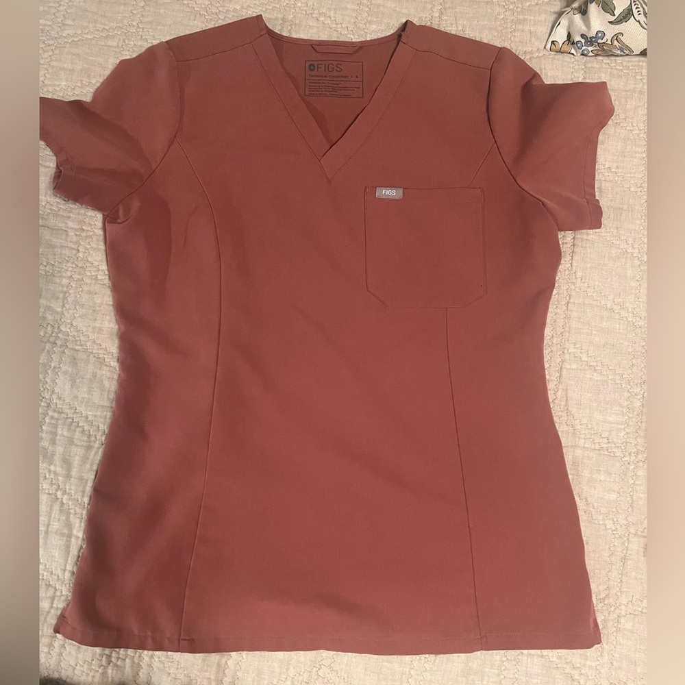 Figs Mauve Catarina top size small